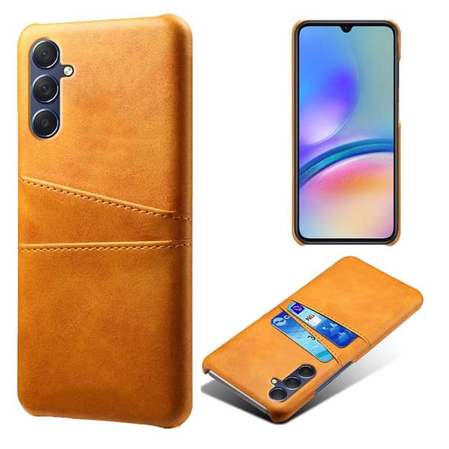 SKALO Samsung A05s 4G PU-Läder Korthållare Skal - Ljusbrun