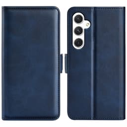 SKALO Samsung S24 Premium Wallet Flip Cover - Blå