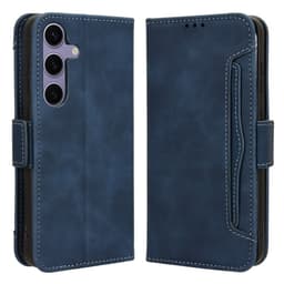SKALO Samsung S24 6-lokeroa Lompakkokotelo - Sininen