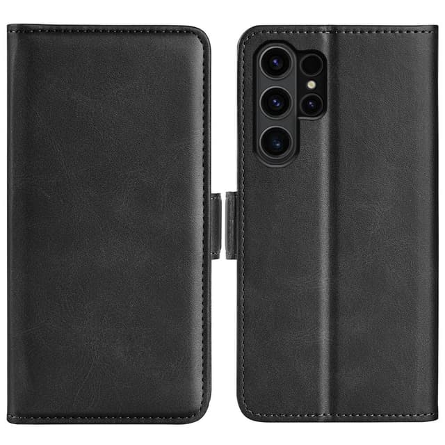 SKALO Samsung S24 Ultra Premium Plånboksfodral - Svart