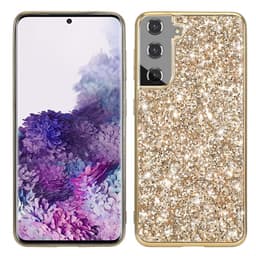 SKALO Samsung S24 Glitteriä TPU Suojakuori - Kulta