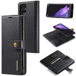DG MING Samsung S24 Ultra 2-i-1 Magnet Pungetui - Sort