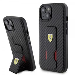 Ferrari iPhone 15 Plus Deksel Grip Stand Function Svart