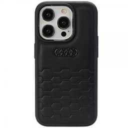 Audi iPhone 15 Pro Max Skal GT Synthetic Leather Svart