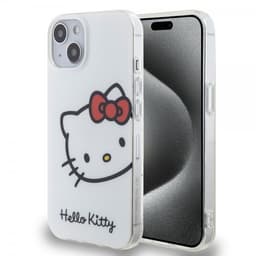 Hello Kitty iPhone 13 Deksel Kitty Logo Hvit