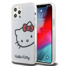 Hello Kitty iPhone 12/iPhone 12 Pro Skal Kitty Logo Vit