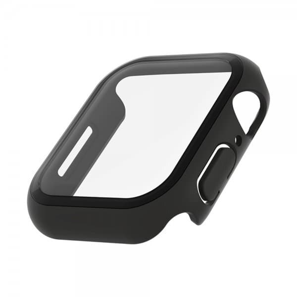 Belkin Apple Watch 44/45mm Skal med Skärmskydd ScreenForce TemperedCurve 2-in-1 Svart
