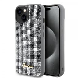 Guess iPhone 15 Skal Square Mirror Silver