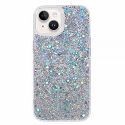 Nordic Covers iPhone 15 Deksel Sparkle Series Stardust Silver