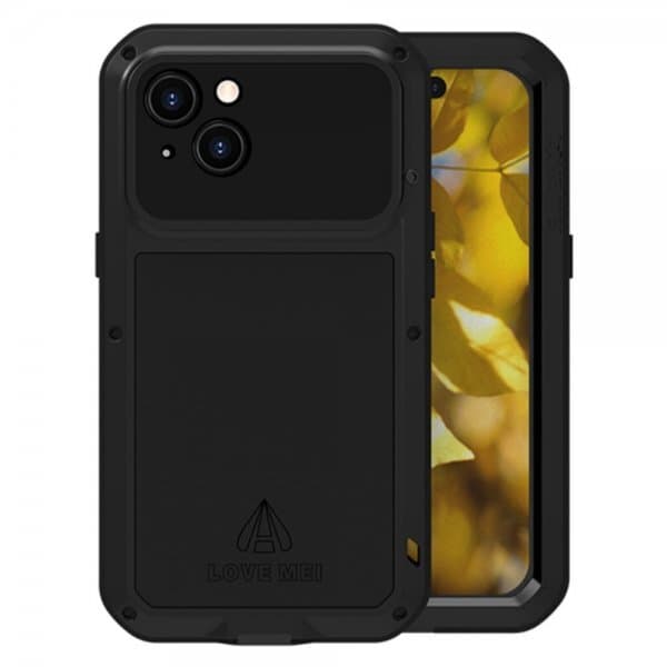 Love Mei iPhone 15 Skal Powerful Case Svart