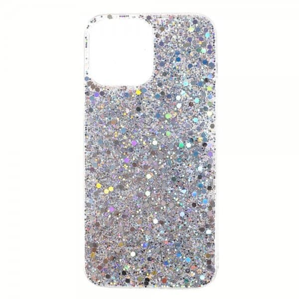 Nordic Covers iPhone 13 Deksel Sparkle Series Stardust Silver
