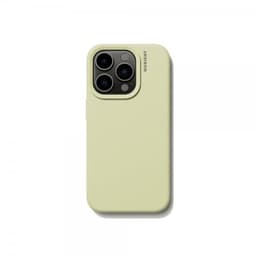 Nudient iPhone 15 Pro Deksel Base Case Pale Yellow
