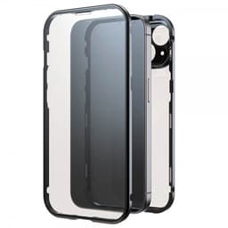 Black Rock iPhone 15 Deksel 360 Glass Transparent Svart