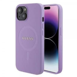 Guess iPhone 15 Plus Skal Saffiano MagSafe Lila
