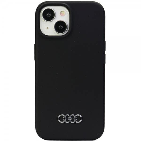 Audi iPhone 15 Plus Skal Silicone Svart