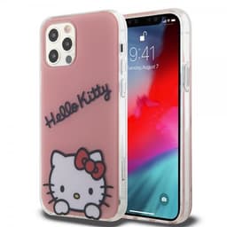 Hello Kitty iPhone 12/iPhone 12 Pro Cover Daydreaming Crossbody Lyserød