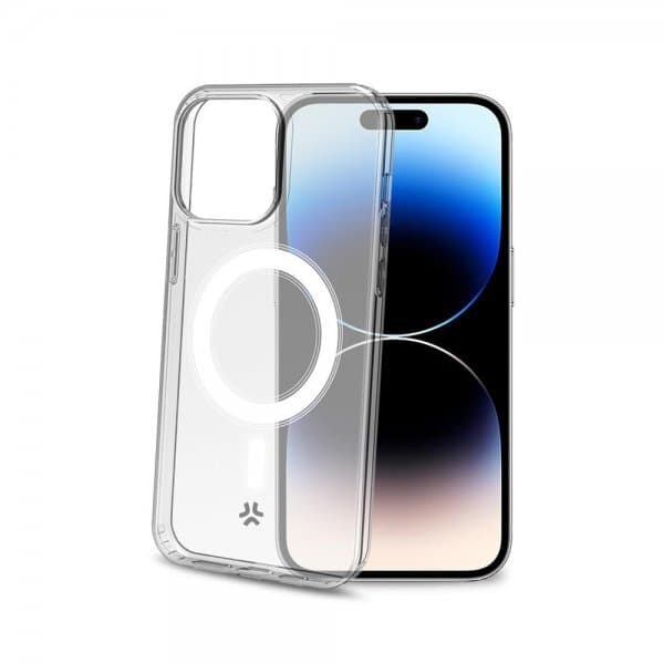 Celly iPhone 15 Pro Max Skal GELSKINMAG MagSafe Transparent