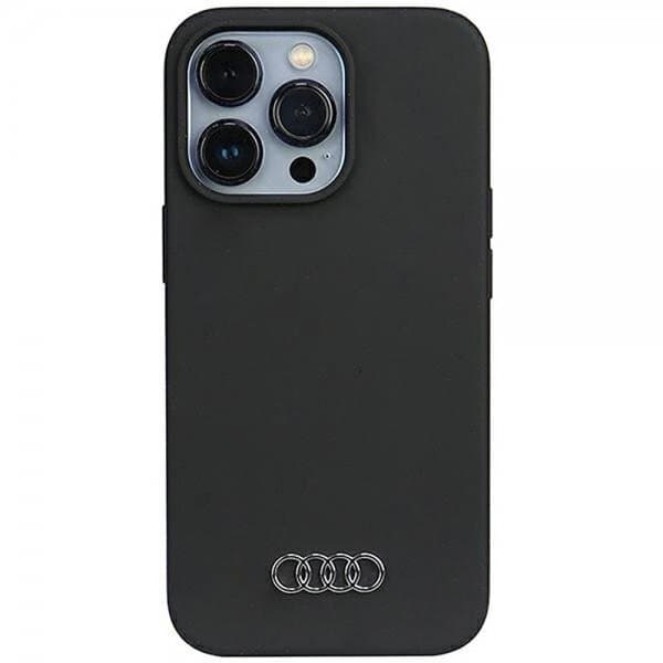 Audi iPhone 13/iPhone 13 Pro Kuori Silikoni Musta
