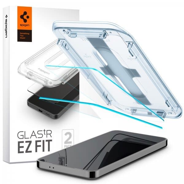 Spigen Samsung Galaxy S24 Skjermbeskytter GLAS.tR EZ Fit 2-pakning