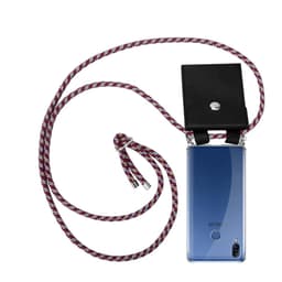 Asus ZenFone MAX M2 Etui Cover Kæde (Rød)