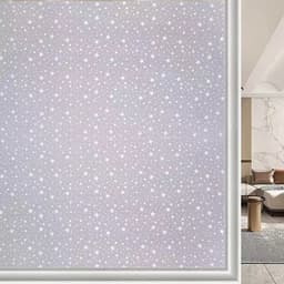 Star Style Frosted Privacy Dekorativ fönsterfilm Färg 30x200 cm