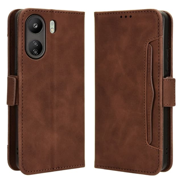 SKALO Xiaomi Redmi 13C 4G 6-RUM Pungetaske - Brun