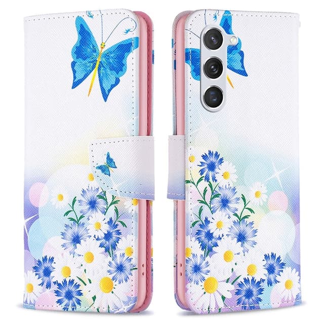 För Samsung Galaxy S24 Plånbok Fodral Skal Mönster Skydd