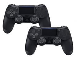 2-pack Trådlös handkontroll kompatibel med PS4, Svart