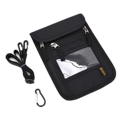 Cross-body pastaske Multifunktionel RFID-beskyttelse Sort