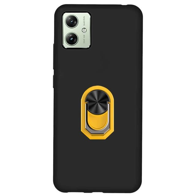 TPU sormuskotelo Motorola Moto G54 - Keltainen