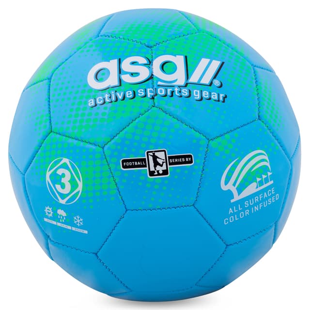 ASG Fodbold Blå/Grøn str. 3
