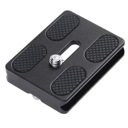 PU50 Kamerastativ monteringsplate Quick release plate for DSLR kamera Sort
