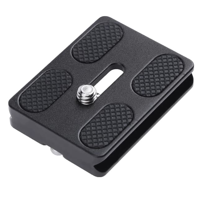 PU50 Kamerastativ monteringsplate Quick release plate for DSLR kamera Sort