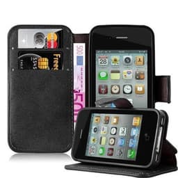 iPhone 4 / 4S Pungetui Cover Case (Sort)