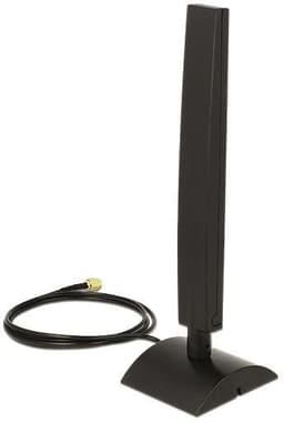 DeLOCK WLAN antenne RP-SMA han, 4-6 dBi, 2,4/5GHz, rundstrålende, mag