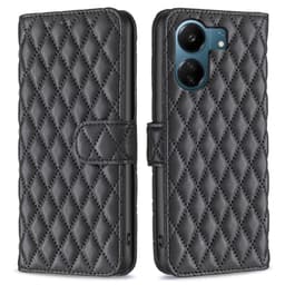 SKALO Xiaomi Redmi 13C 4G BINFEN COLOR Quiltet Pung - Sort