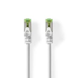 Nedis CAT7 nätverkskabel | S/FTP | RJ45 hane | RJ45 hane | 5.00 m | Snagless | Rund | LSZH | Vit | Låda