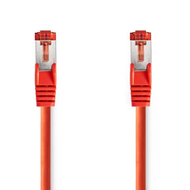 Nedis CAT6 Nätverkskabel | RJ45 hane | RJ45 hane | S/FTP | 5.00 m | Rund | LSZH | Röd | Kuvert