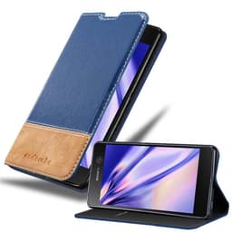 Sony Xperia M5 Deksel Case Cover (blå)