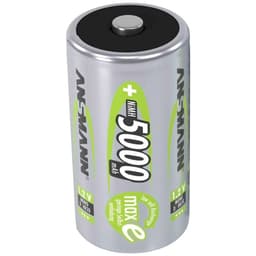 Genopladeligt D-batteri NiMH 1 stk Ansmann maxE HR20