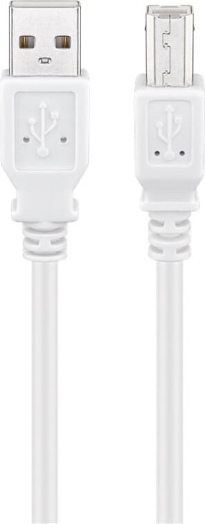 USB 2.0 Hi-Speed-kabel, hvit