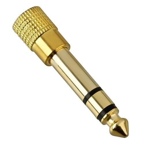 Lydadapter - 6,5 mm til 3,5 mm