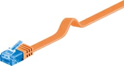 CAT 6A flat-patch kabel U/UTP, oransje