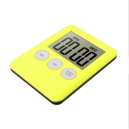Tunn kökstimer Timer Stor Skärm Digital magnetisk nedräkning - Gul