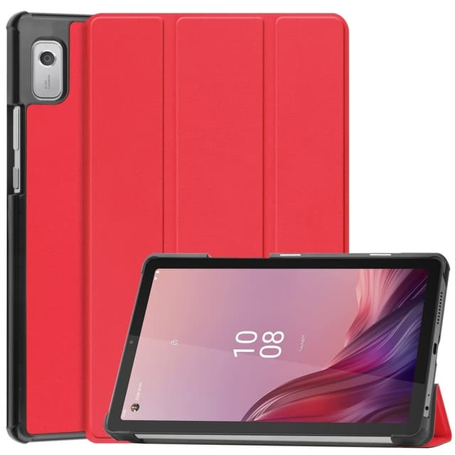 Tri-fold Fodral till Lenovo Tab M9 - Röd