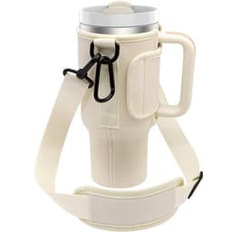 Kotelo kantokahvalla Stanley-pullolle - beige