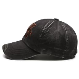 Stilig baseballcap - svart Sort