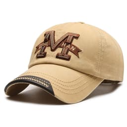 Stilfuld baseballkasket - sort Beige