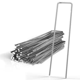 Jordanker 50x Jordspyd 150 x 25 x 2,7 mm (sølv)