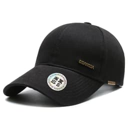 Stilig baseballcap - svart Sort